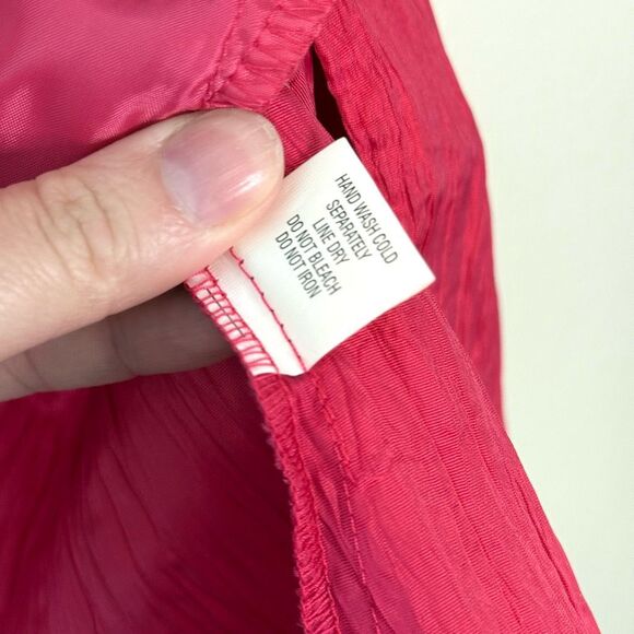 Keren Hart Crinkle Pink Jacket Size Small NWT - Picture 7 of 10